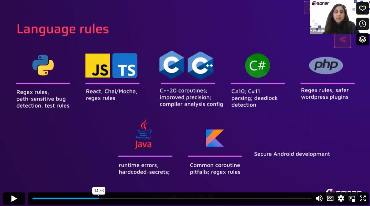 sonarqube 9.9 webinar